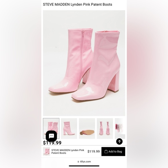 ‧₊˚💖 Steve Madden Pink Lynden Boots 💖‧₊˚ - Picture 6 of 7